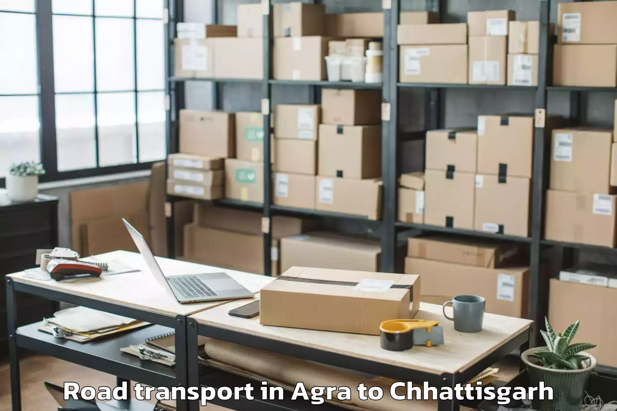 Book Your Agra to Kharsia Road Transport Today